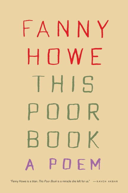 This Poor Book: A Poem - Ingram