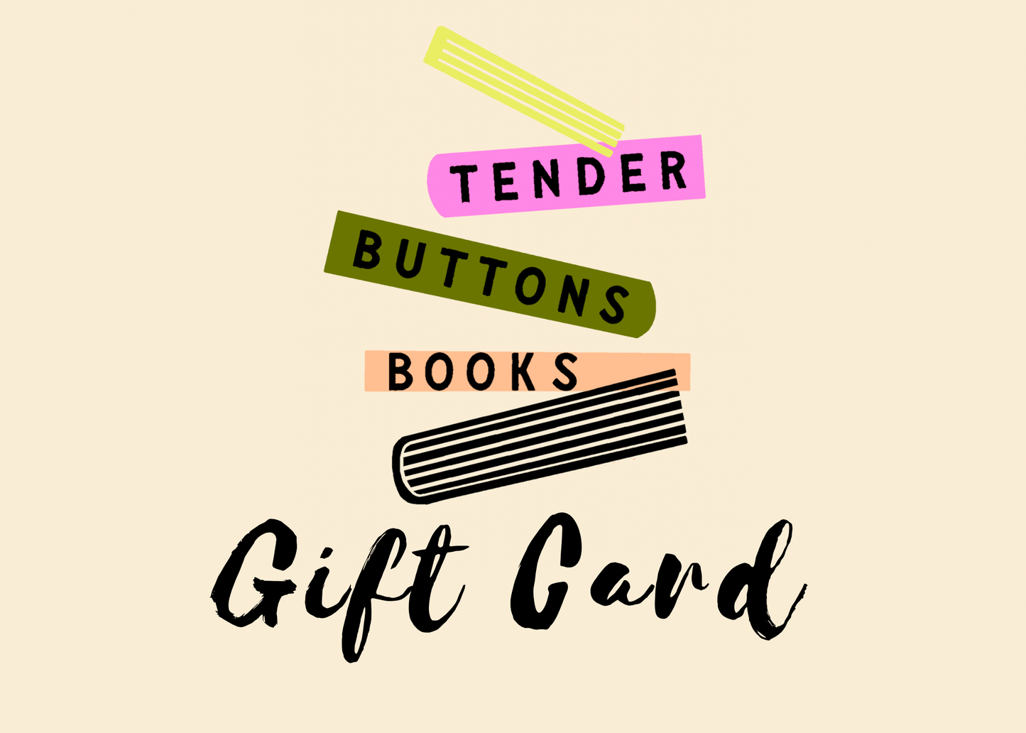 Tender Buttons Gift Card